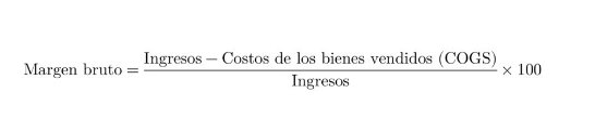 Fórmula del margen bruto para calcular la rentabilidad empresarial